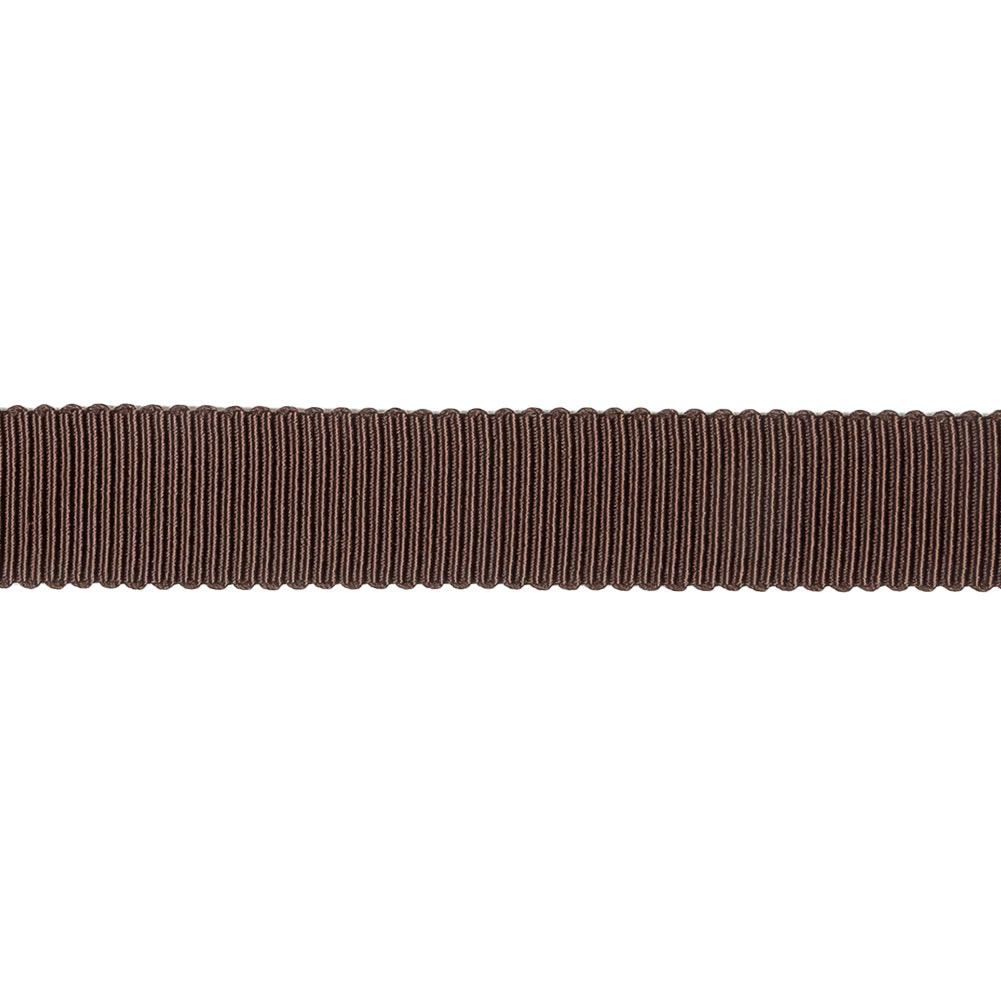 Dark Brown Recycled Polyester Petersham Grosgrain Ribbon - 12mm - Joann Fabrics