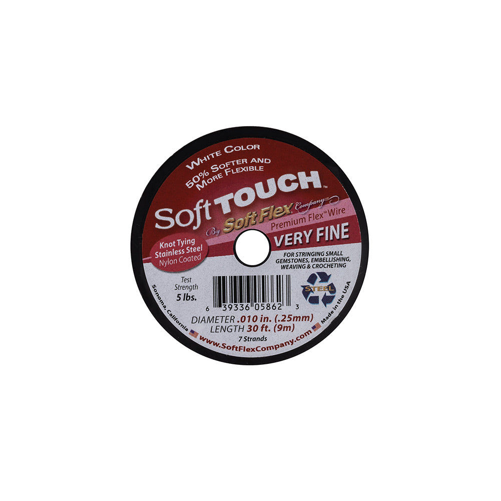 Soft Touch White .010 Stainless Steel Wire - 30 FT - Joann Fabrics