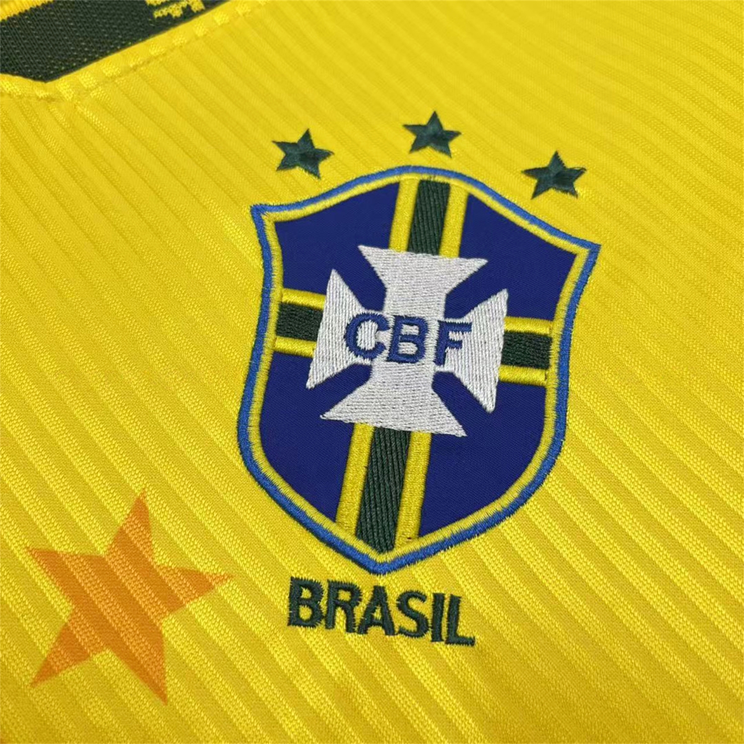 Retro Brazil 1994 Home Long Sleeves Jersey - Fans Version - UnitedFutballJersey