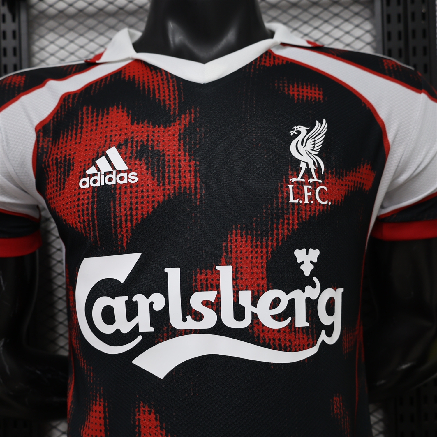 Liver.pool 26-27 Retro Style Black Red Jersey - Player Version - UnitedFutballJersey