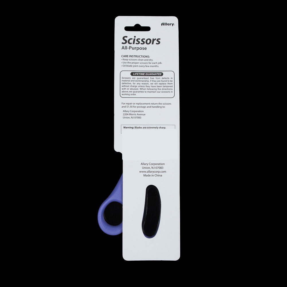 Allary Purple Paper Scissors - 8.25