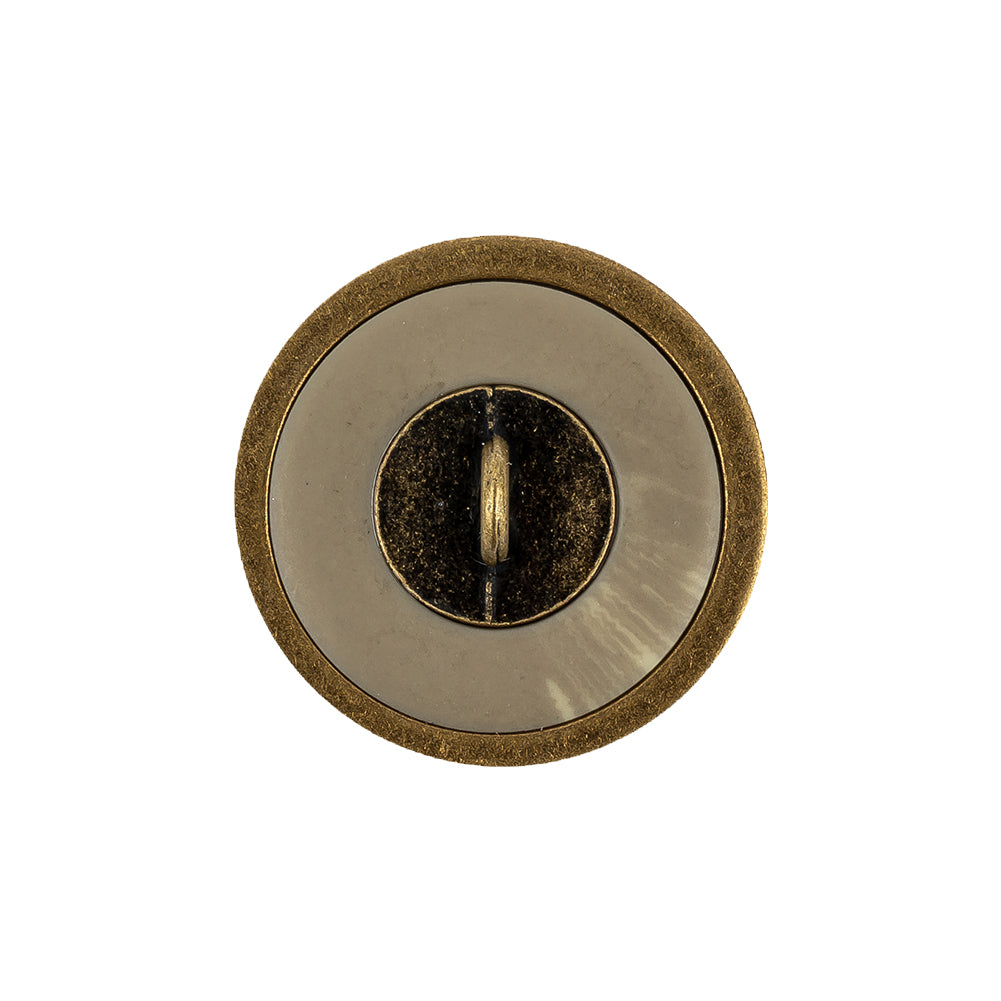 Matte Camo and Brass Shallow Plate Plastic and Metal Shank Back Button - 36L/23mm - Joann Fabrics
