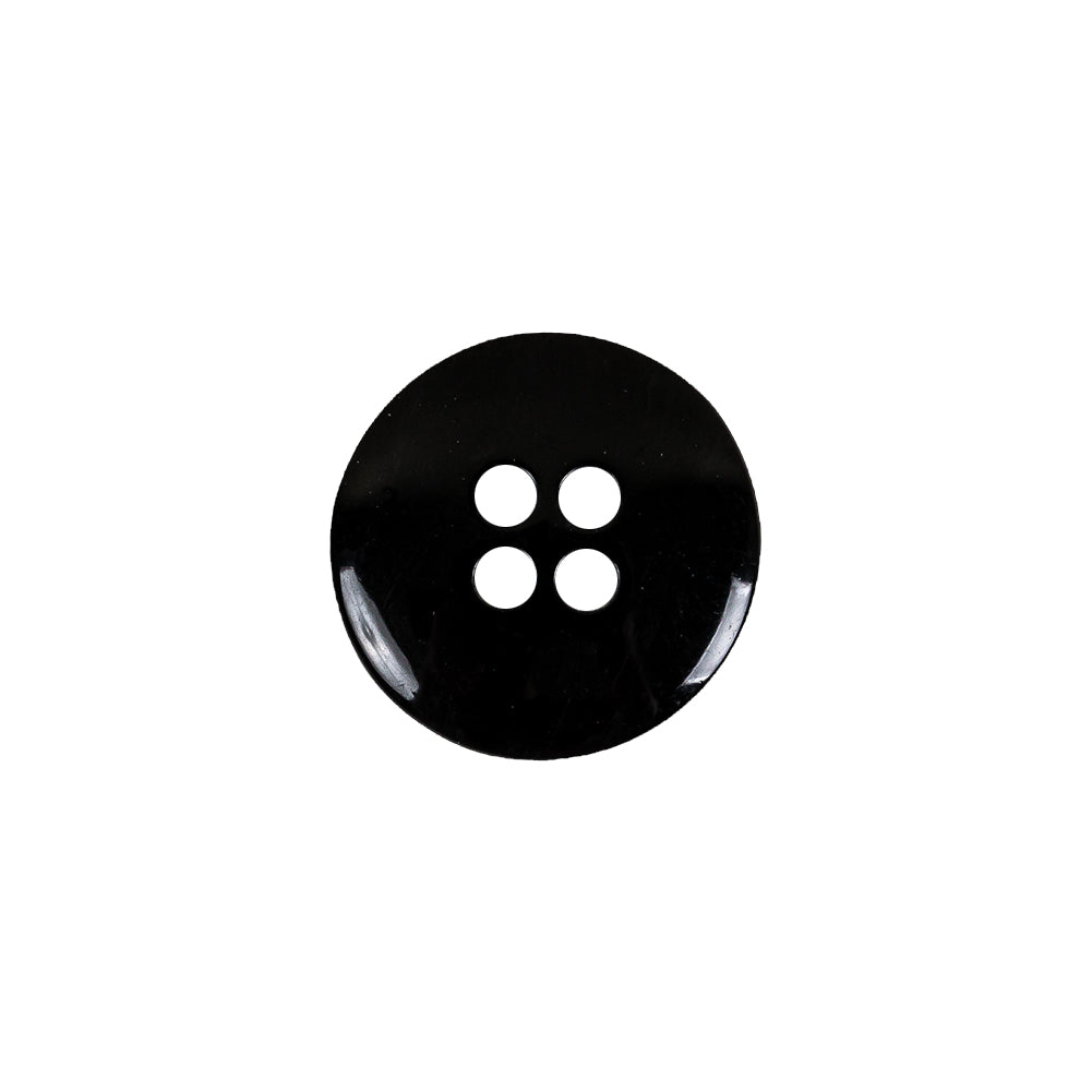 Italian Black Abstract 4-Hole Plastic Button - 24L/15mm - Joann Fabrics