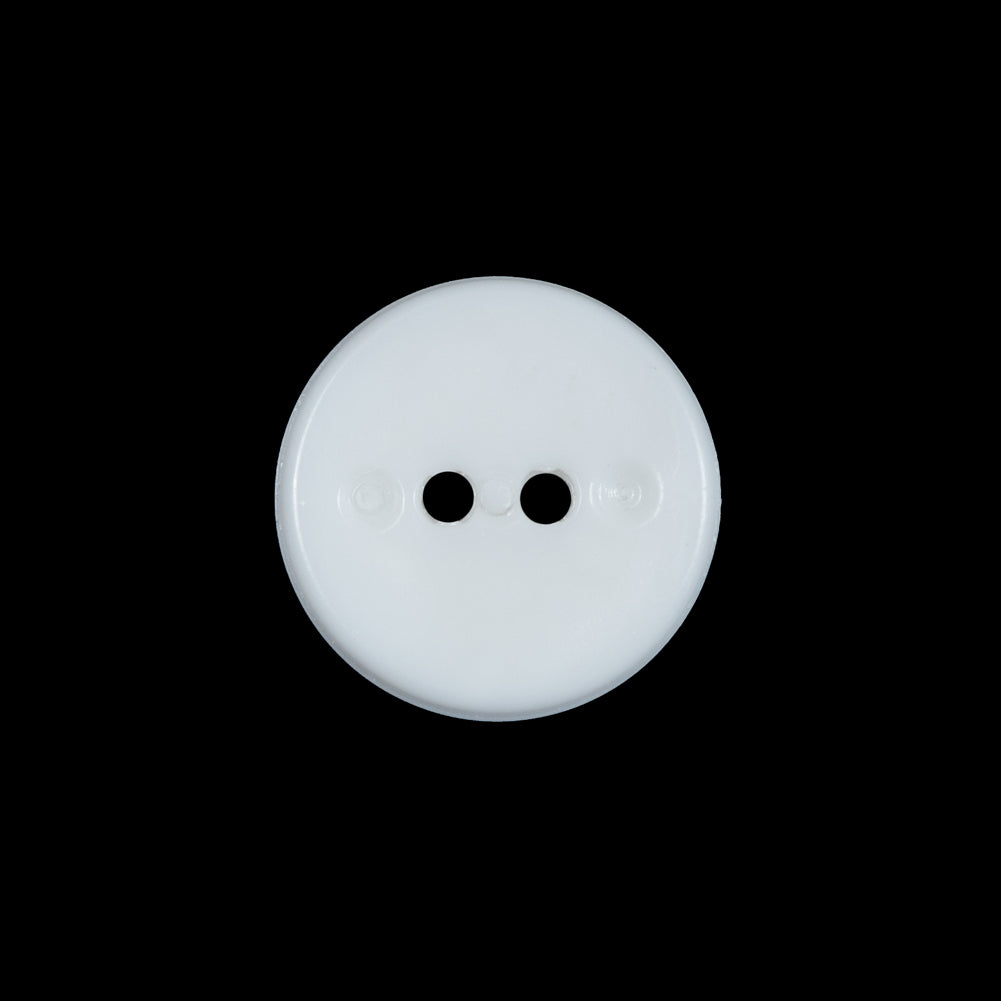 Italian White 2-Hole Plastic Button - 30L/19mm - Joann Fabrics