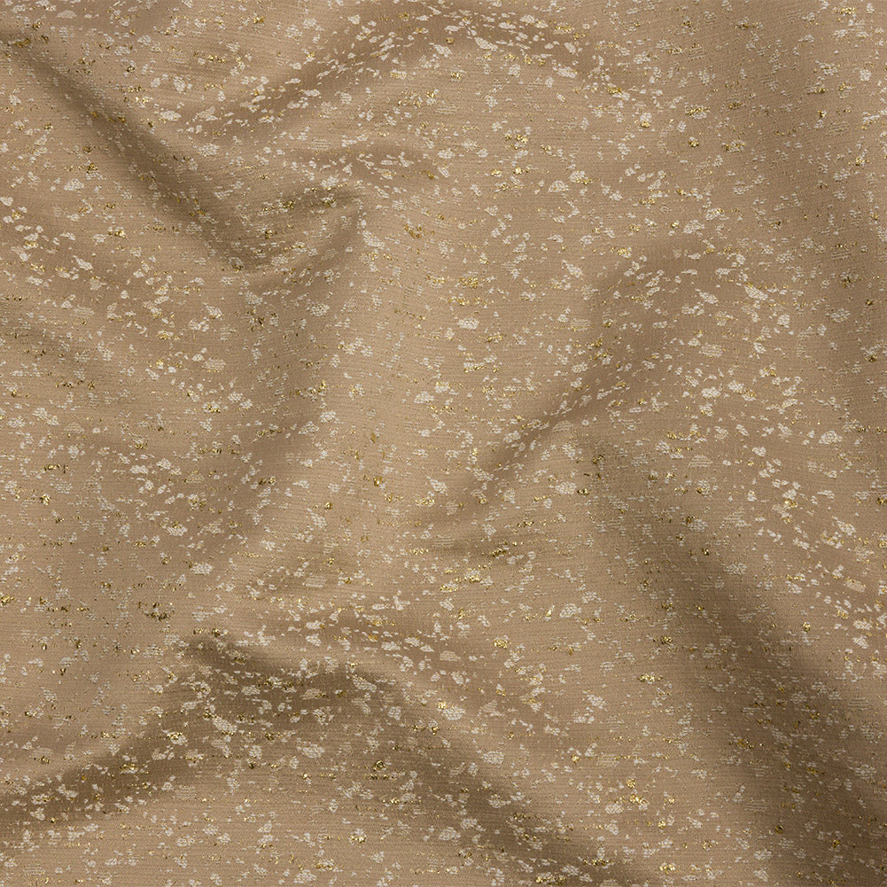 Metallic Drapery Jacquard - Sand Speckled - British Imported - Joann Fabrics