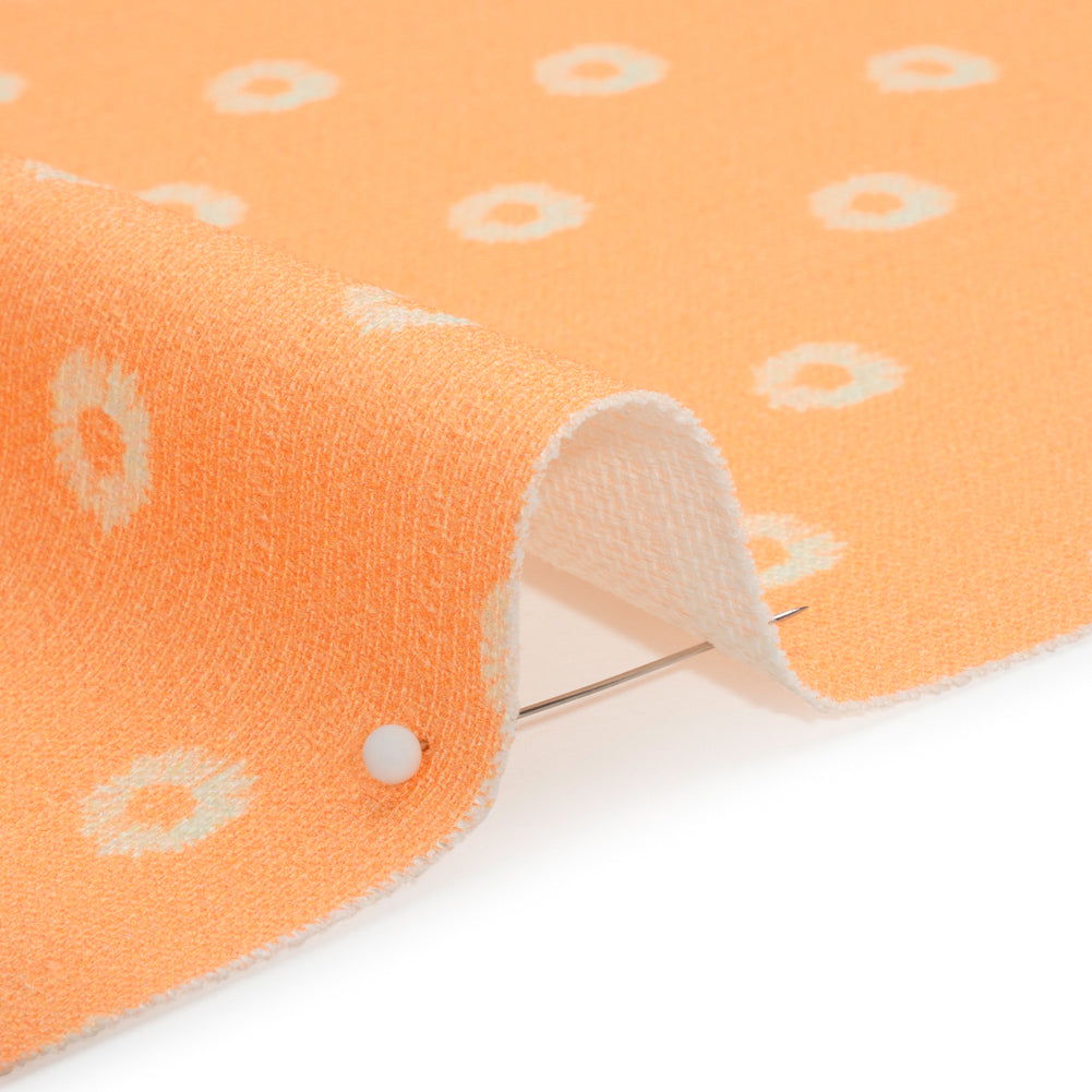 Mood Exclusive Orange Paisley Park Stretch Cotton Woven - Joann Fabrics