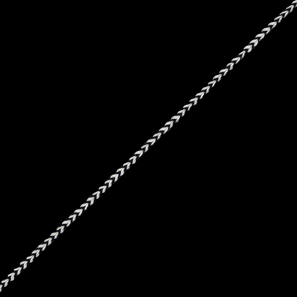 Black and White Two-Tone Braided Trim - 0.25