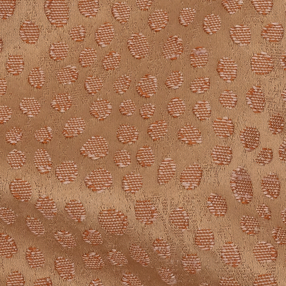Polyester Jacquard - Ginger Spots - British Imported - Joann Fabrics