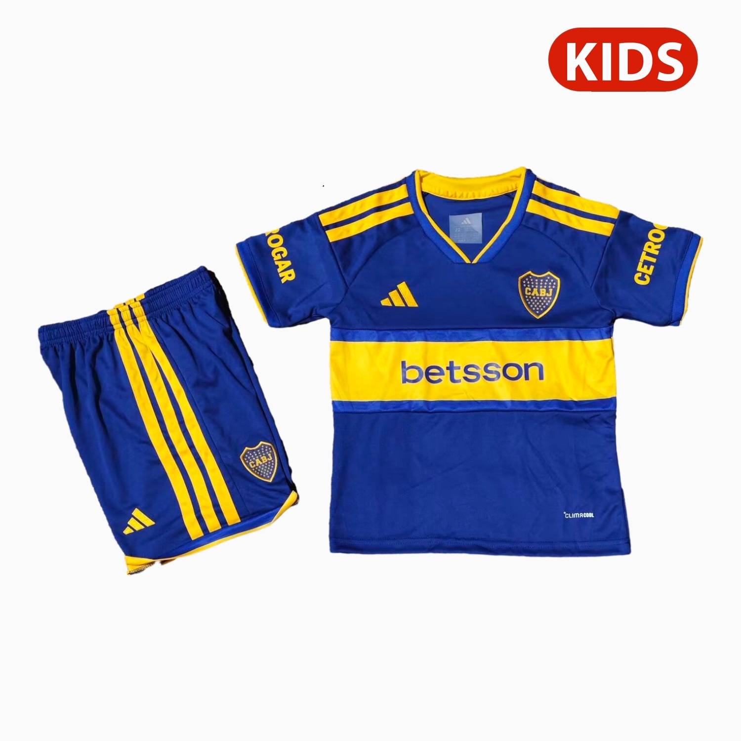 Boca Juniors 26-27 Home Kids Kit - UnitedFutballJersey