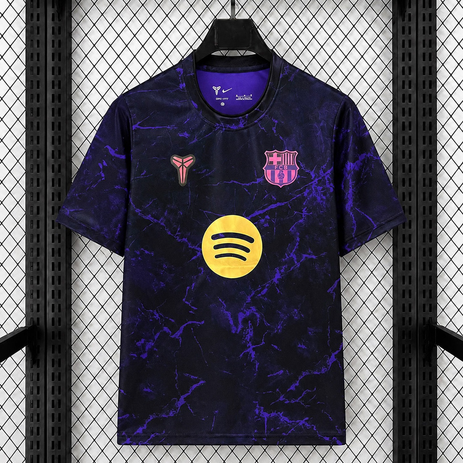 Barcelona 26-27 Purple Black Pre-Match Training Jersey - Fans Version - UnitedFutballJersey