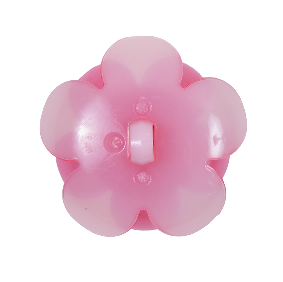 Italian Pink Floral Shank-Back Button - 48L/25mm - Joann Fabrics