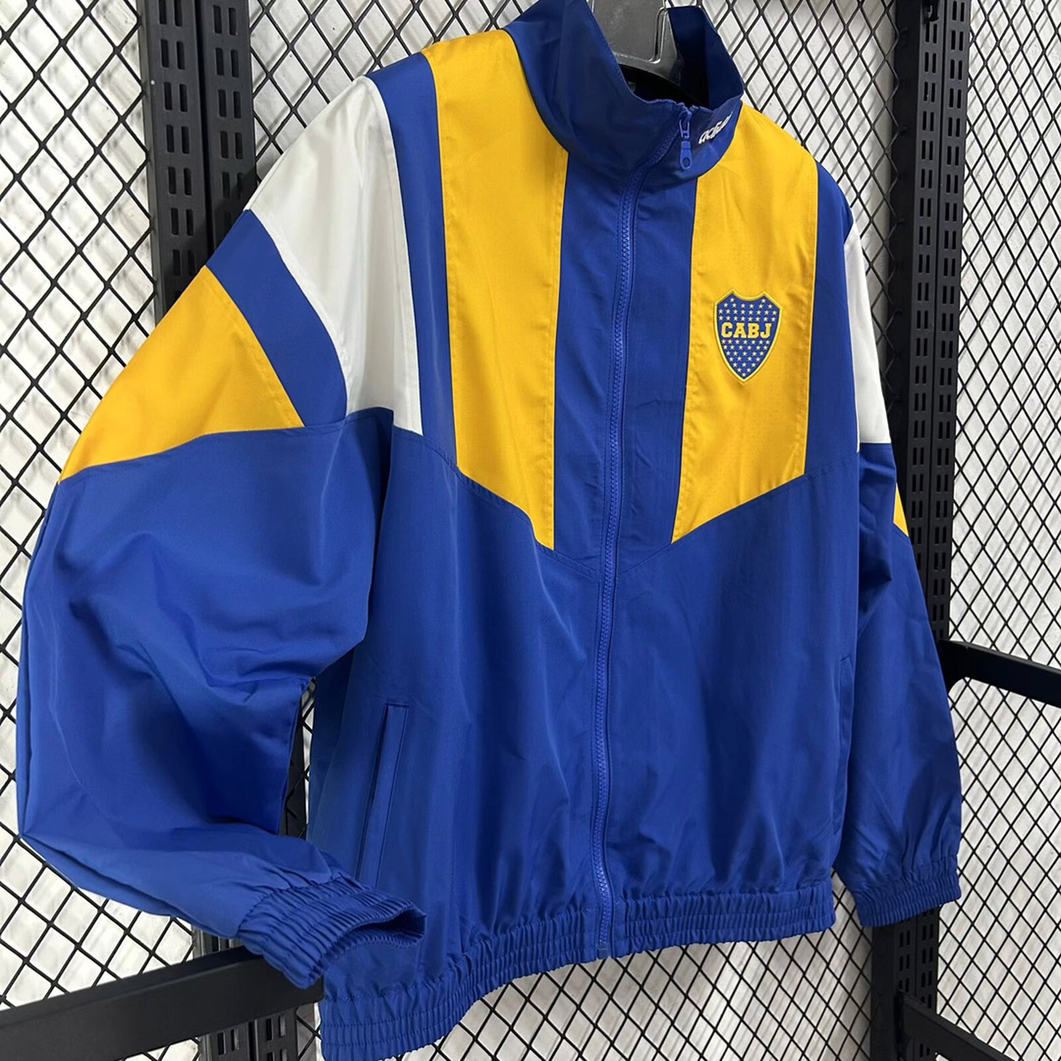 Boca Juniors 26-27 EQT Blue Yellow Windbreaker Jacket - UnitedFutballJersey