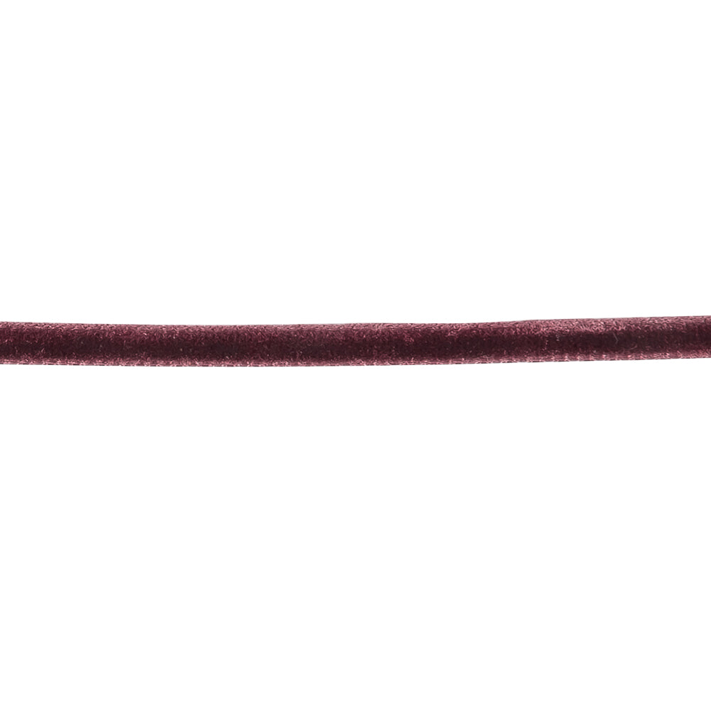 Deepest Purple Single Face Velvet Ribbon - 0.125