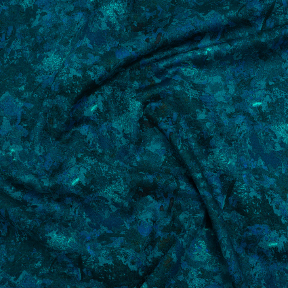 Printed Quilting Cotton by Deborah Edwards for Northcott Studio - Juniper Painterly Abstract - Chroma Collection - Joann Fabrics
