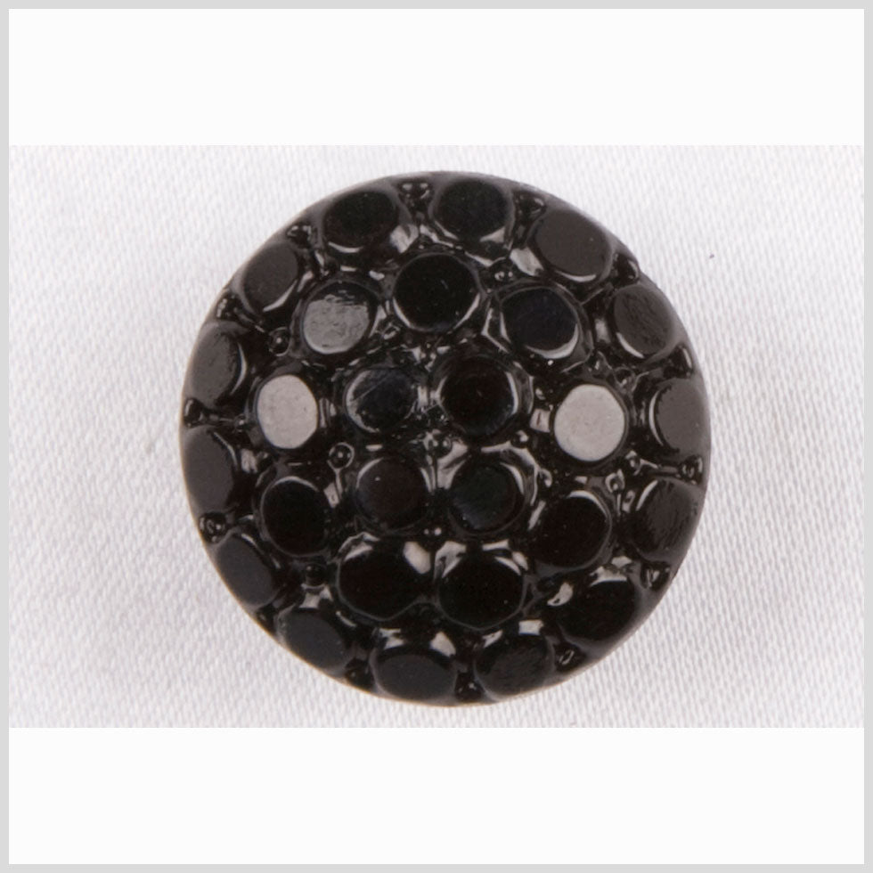 Black Glass Button - 28L/18mm - Joann Fabrics