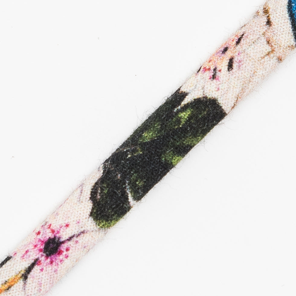 Multicolor Floral Cotton Tubing - 0.25