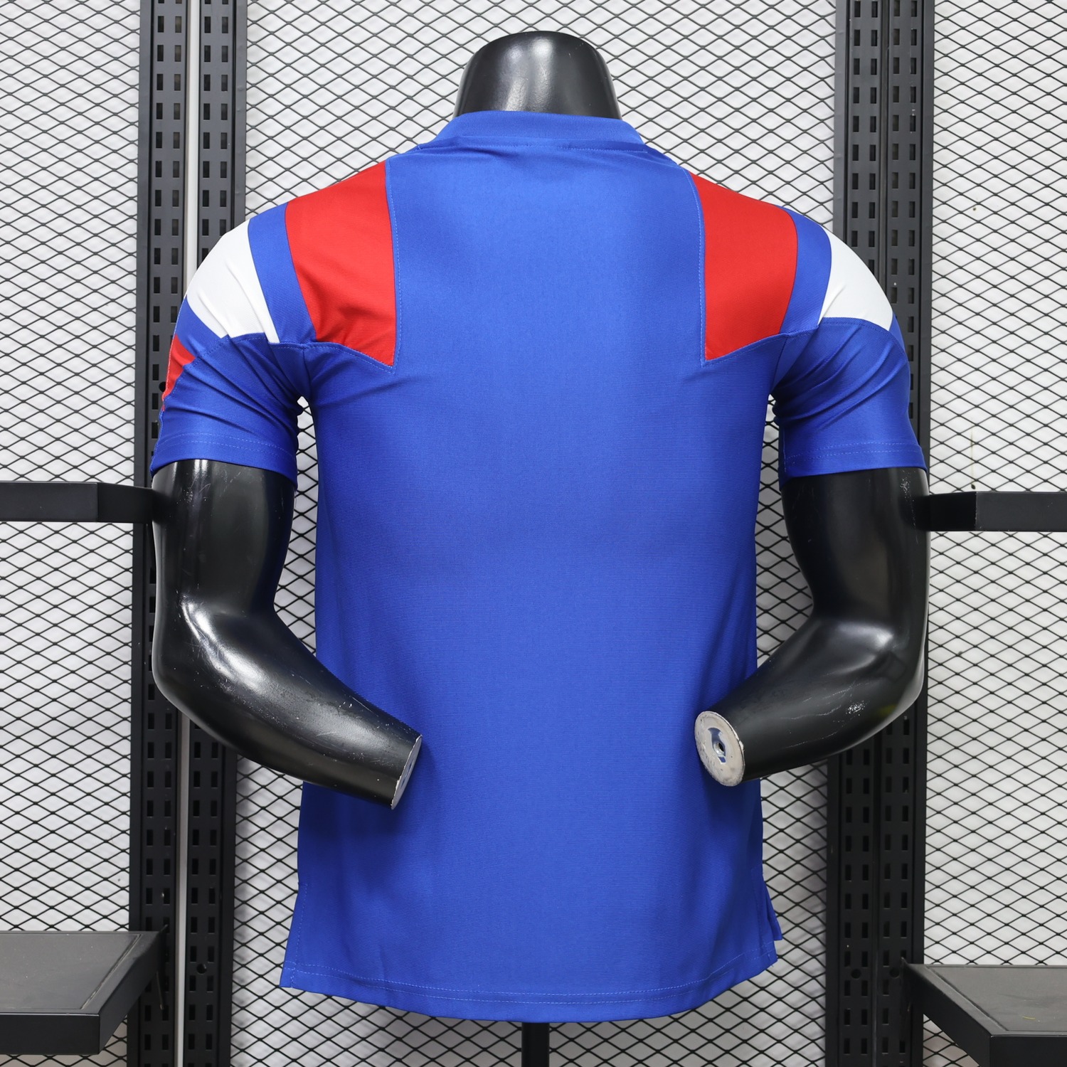 Manchester United 26-27 Blue Red White Retro Style Casual Jersey - Player Version - UnitedFutballJersey