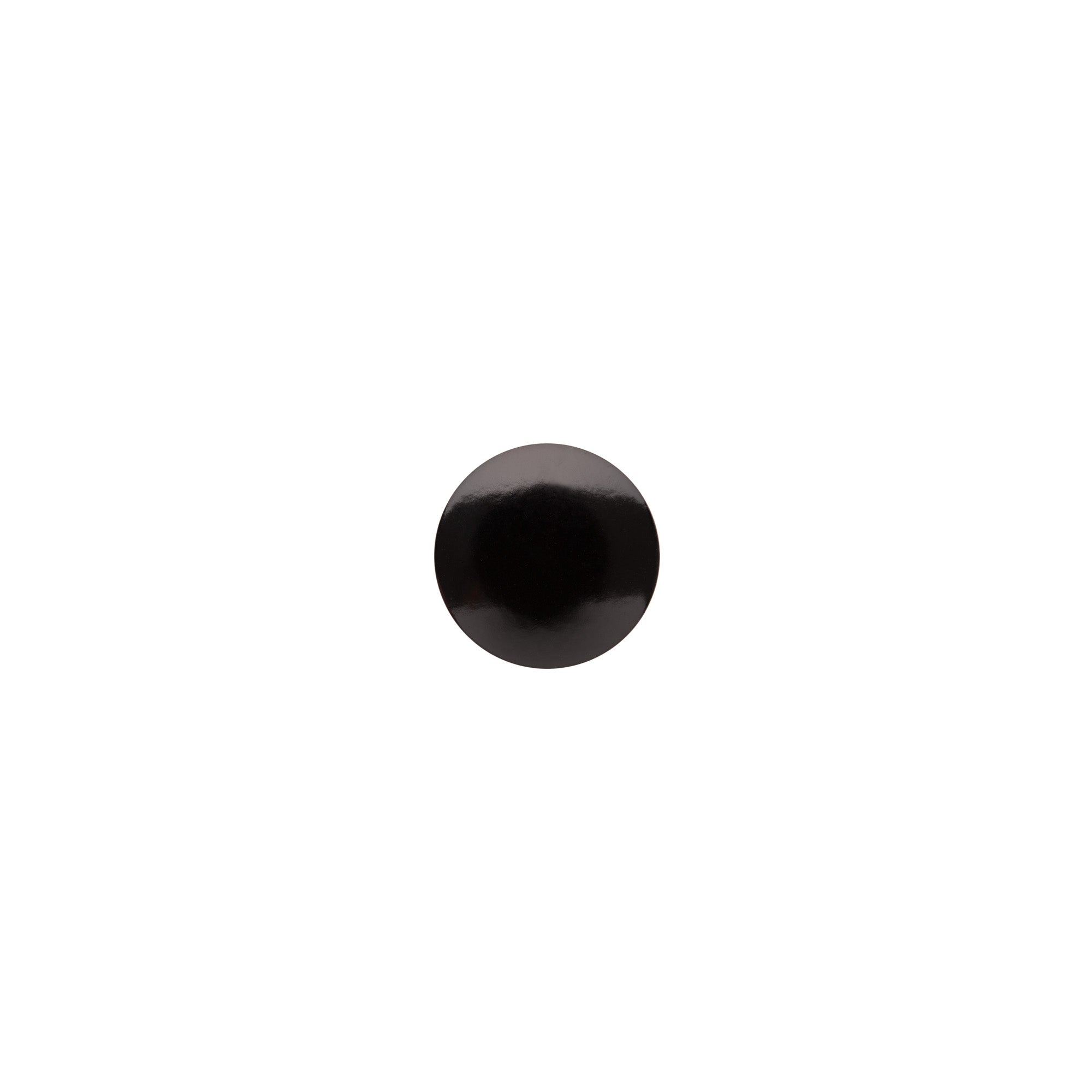 Italian Black Zamac Shank Back Button - 18L/11.5mm - Joann Fabrics
