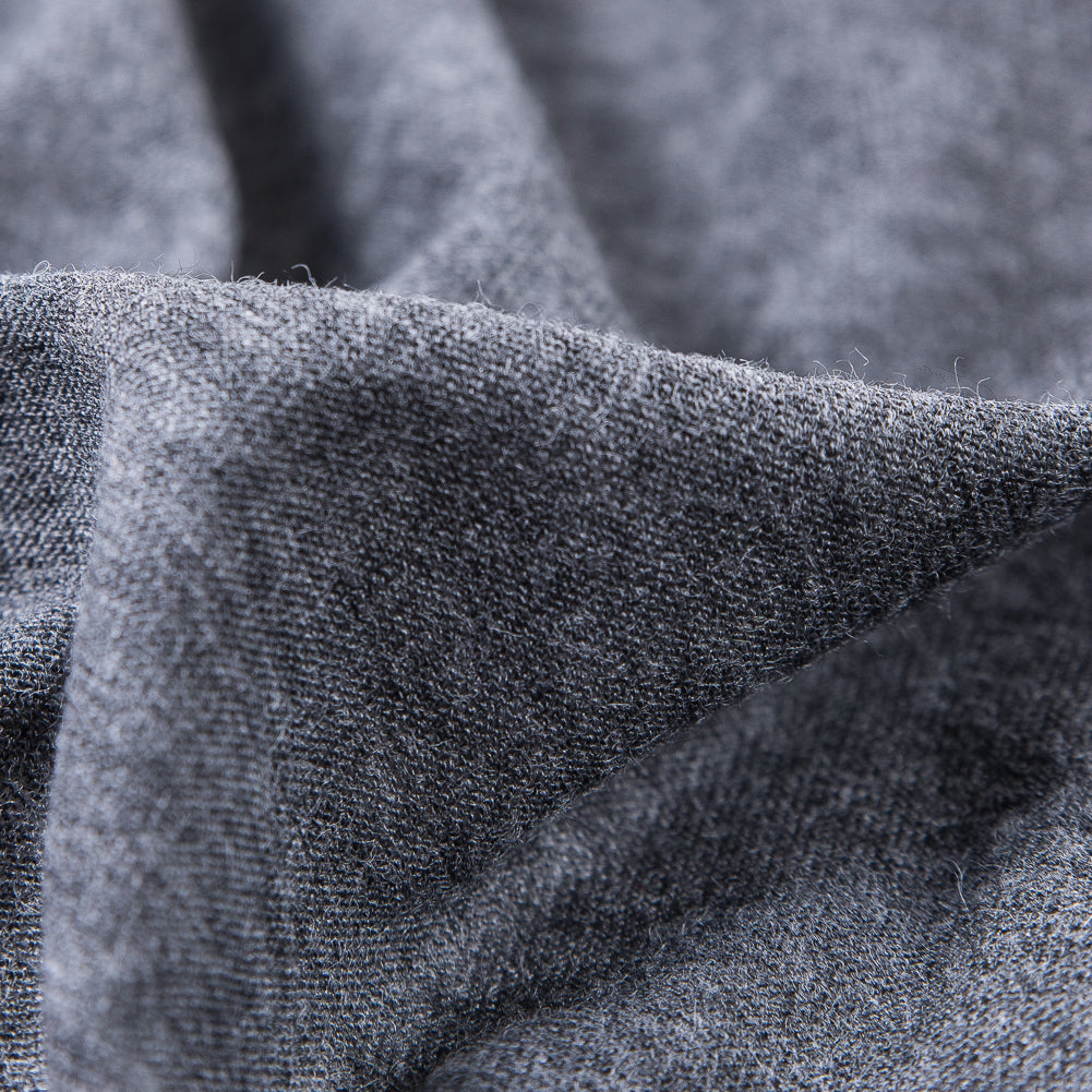 Italian Heathered Gray Tissue-Weight Polyester Jersey - Joann Fabrics