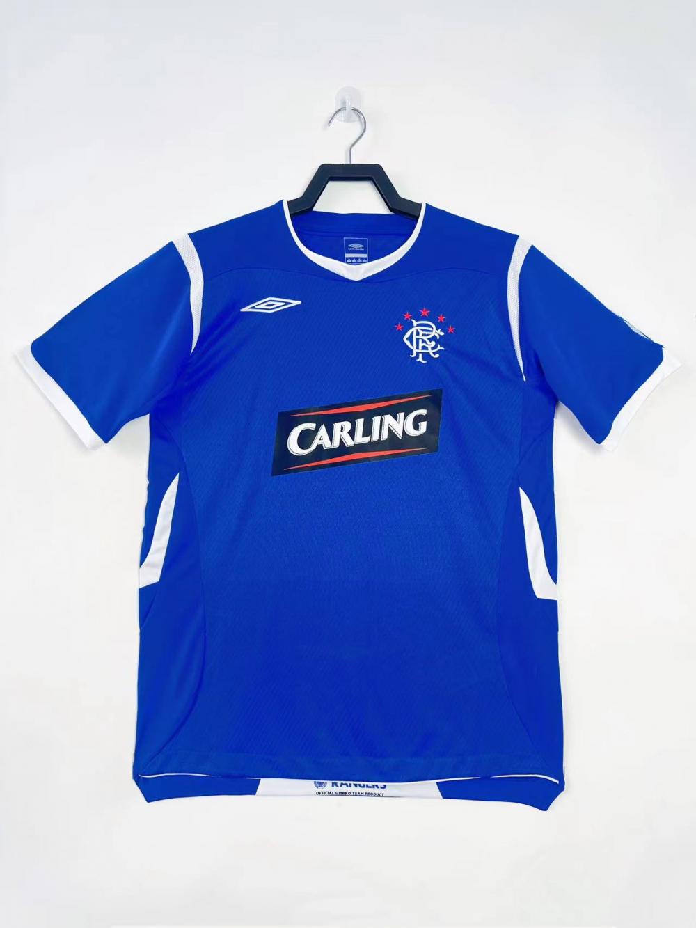 2008-2009 Retro Rangers Home Football Shirt 1:1 Thai Quality