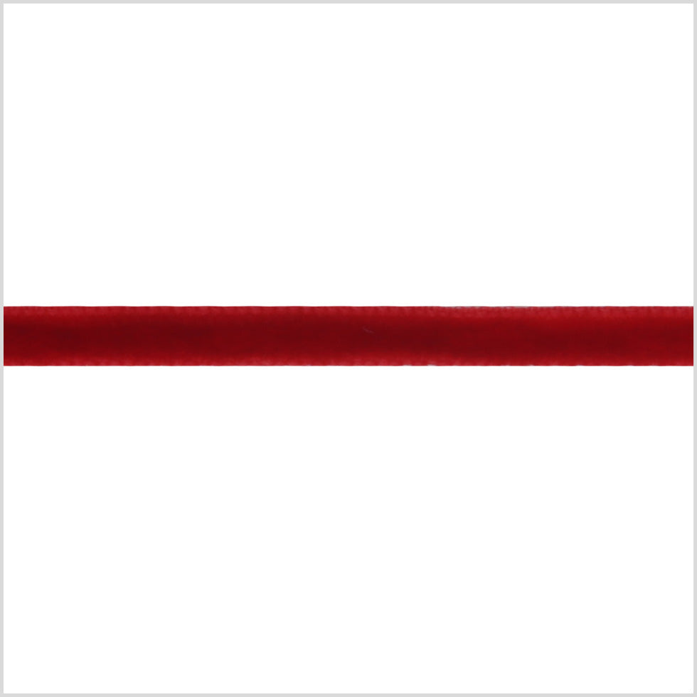 Single Faced Velvet Ribbon Made in Italy - 1/8