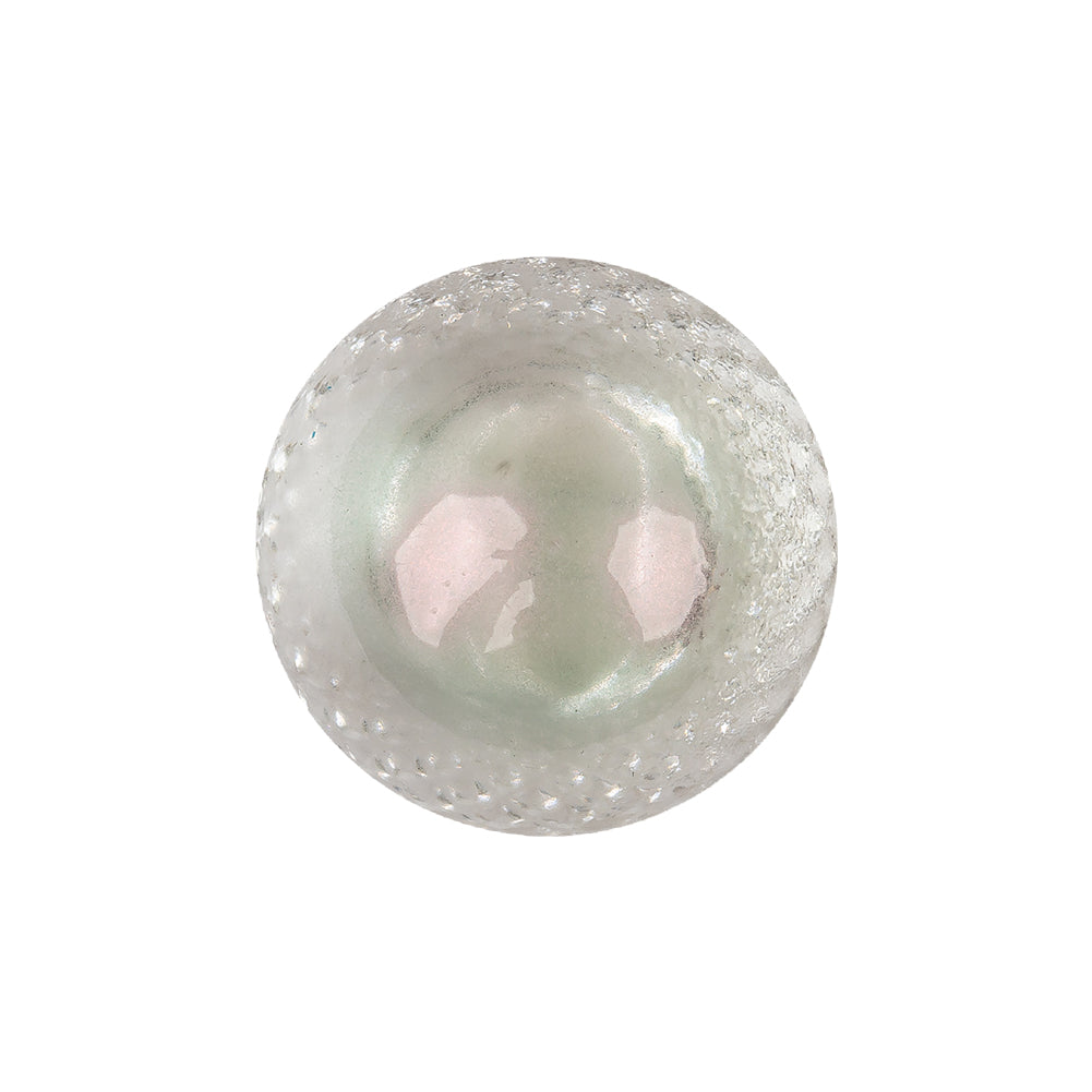 Translucent, Pink and Green Iridescent Dome Shaped Plastic Shank Back Button - 36L/23mm - Joann Fabrics