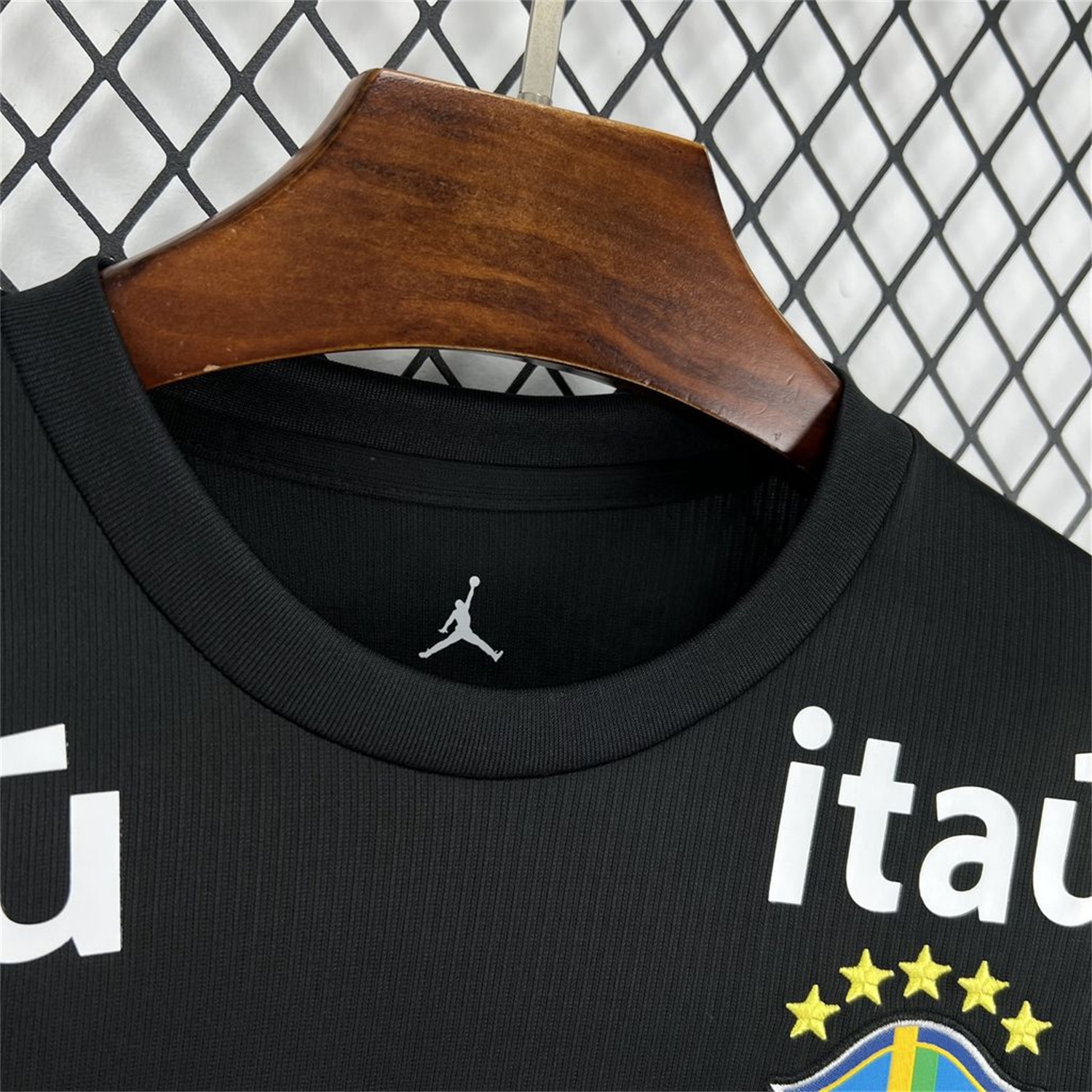 Brazil 2026 Black Yellow Pre-Match Jersey - Fans Version - UnitedFutballJersey