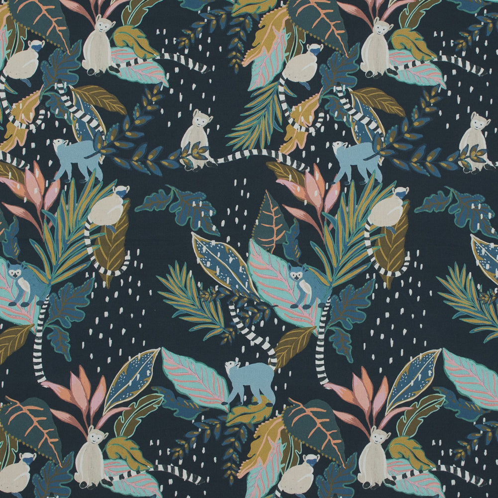 Mood Exclusive Isola Avventura Midnight Blue Cotton Poplin - Joann Fabrics