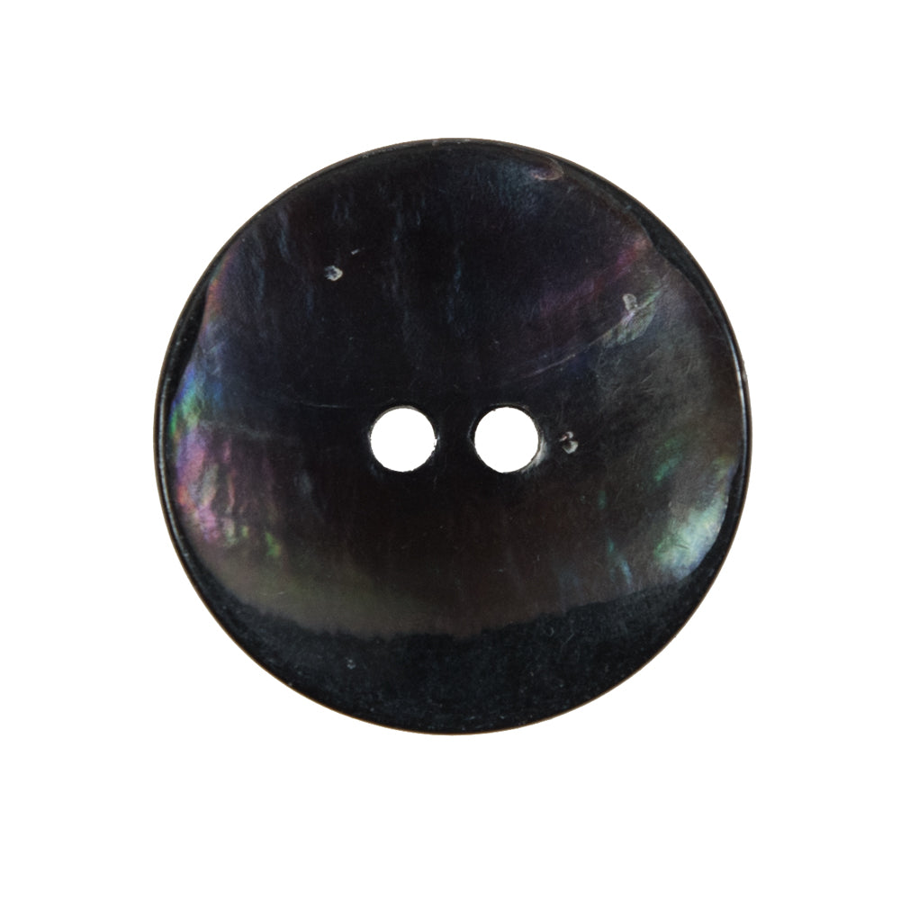 Iridescent Gray Concaved Mother of Pearl 2-Hole Button - 30L/19MM - Joann Fabrics
