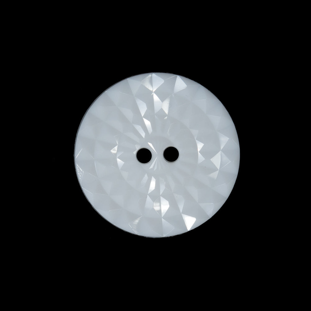 White Etched 2-Hole Plastic Button - 36L/23mm - Joann Fabrics