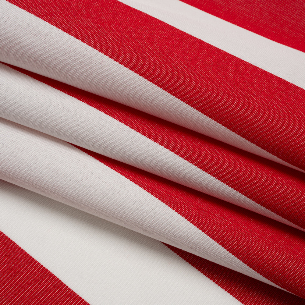 Outdoor Canvas - Red and White Awning Stripes - Joann Fabrics