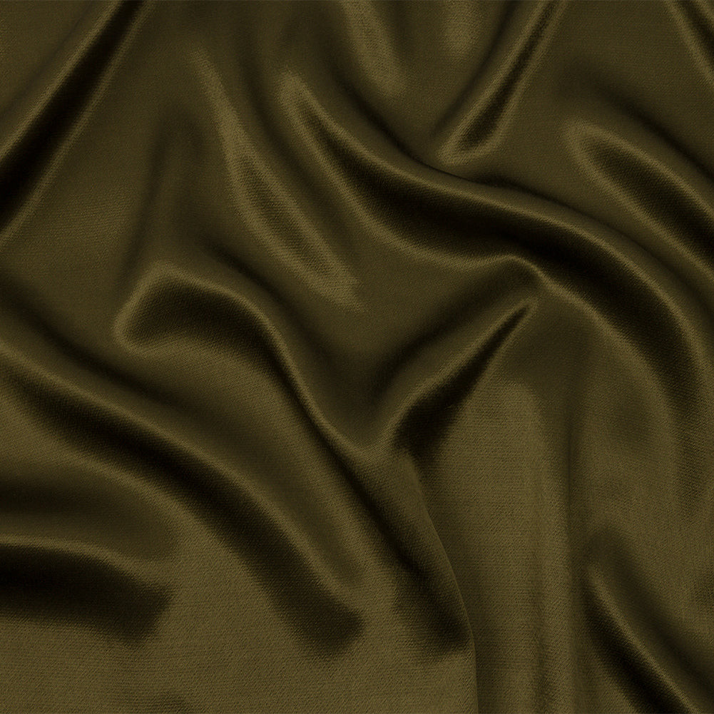 Sustainable Viscose Fluid Satin - Olive Green - Mood Exclusive Elliana Collection - Joann Fabrics