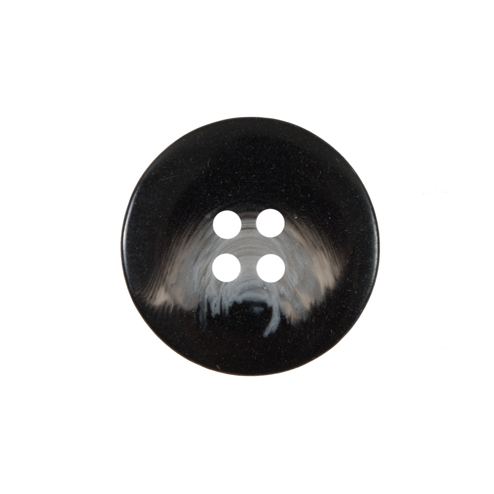 Black Rimmed Plastic Button - 36L/23mm - Joann Fabrics