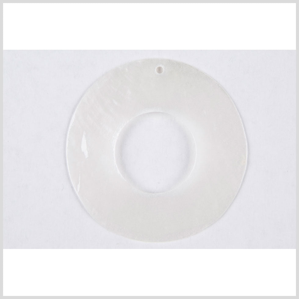 30mm White Plastic Pendant - Joann Fabrics