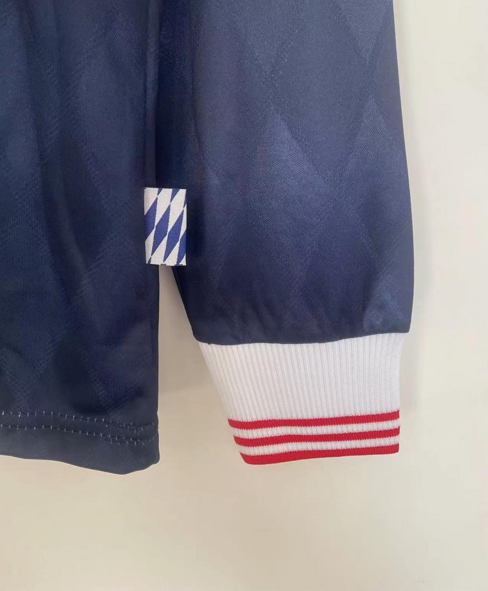 1997/1999 Retro Bayern Munich Home Football Jersey Long Sleeve 1:1 Thai Quality