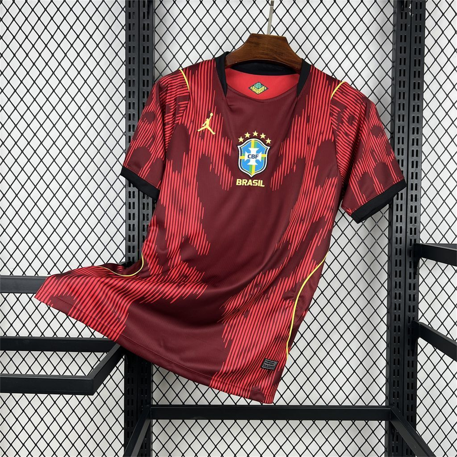 Brazil 2026 Red Goalkeeper Jersey - Fans Version - UnitedFutballJersey