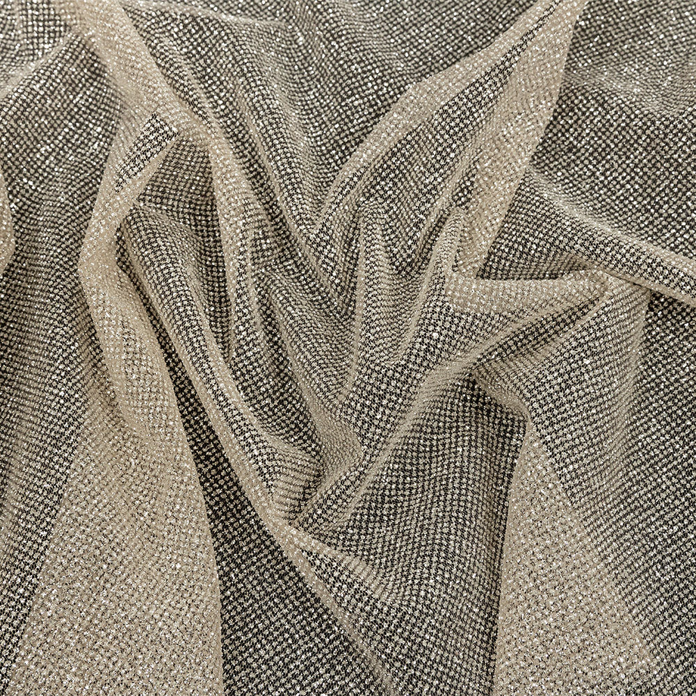 Tulle with Metallic Platinum Glitter - Caramel - Platina Collection - Joann Fabrics