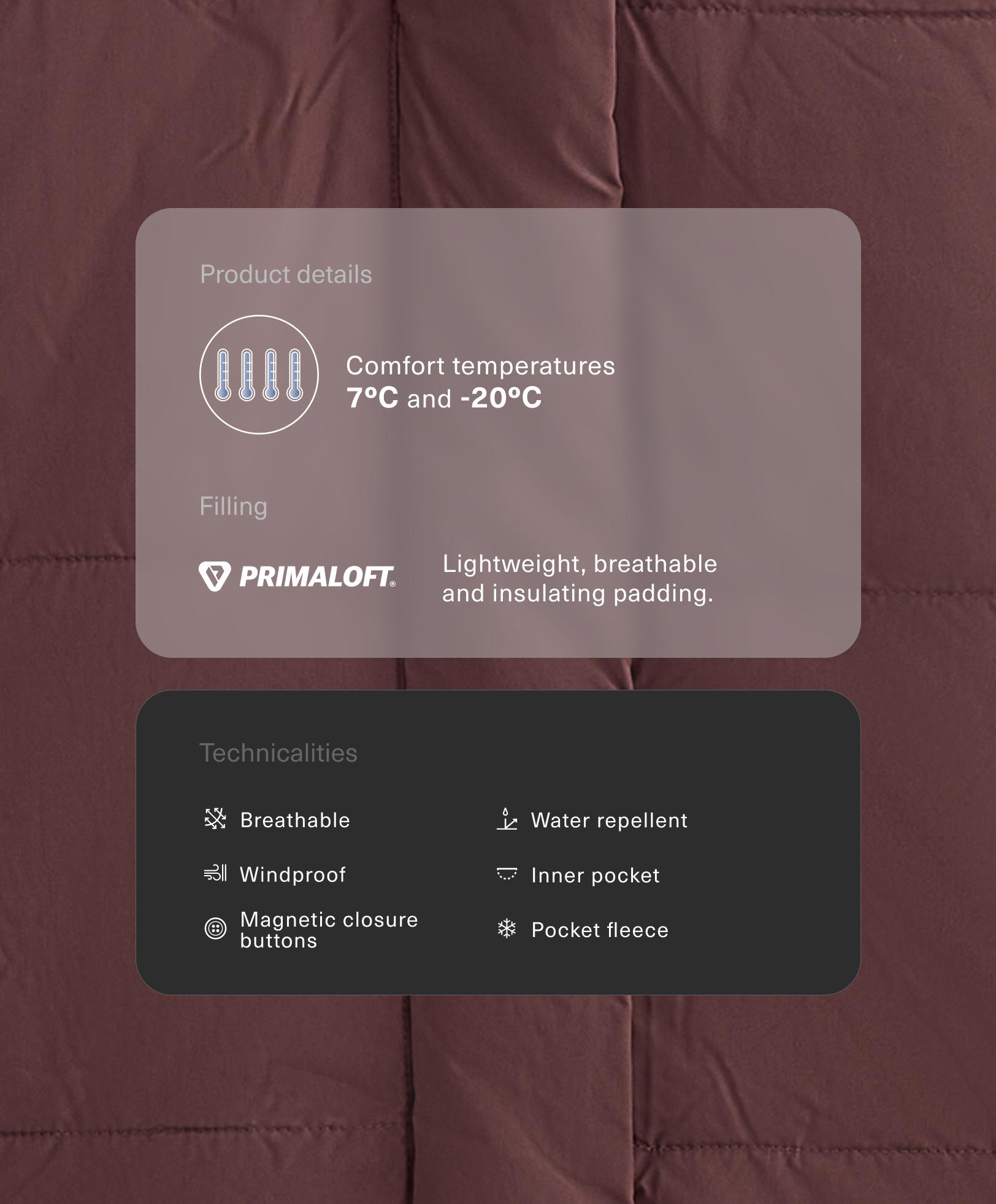 Primaloft® water-repellent padded jacket