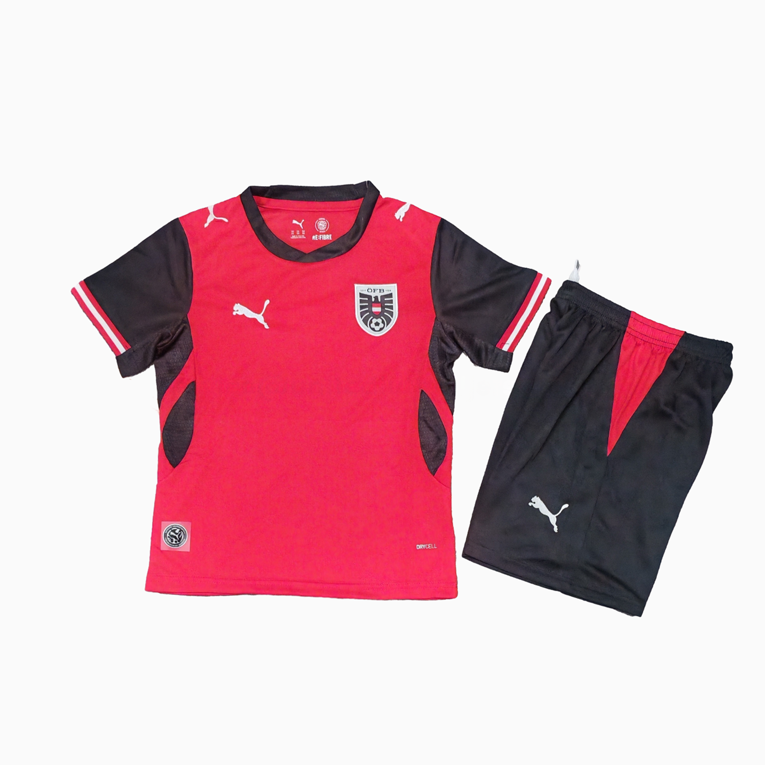 Austria 2026 Home Kids Kit - UnitedFutballJersey