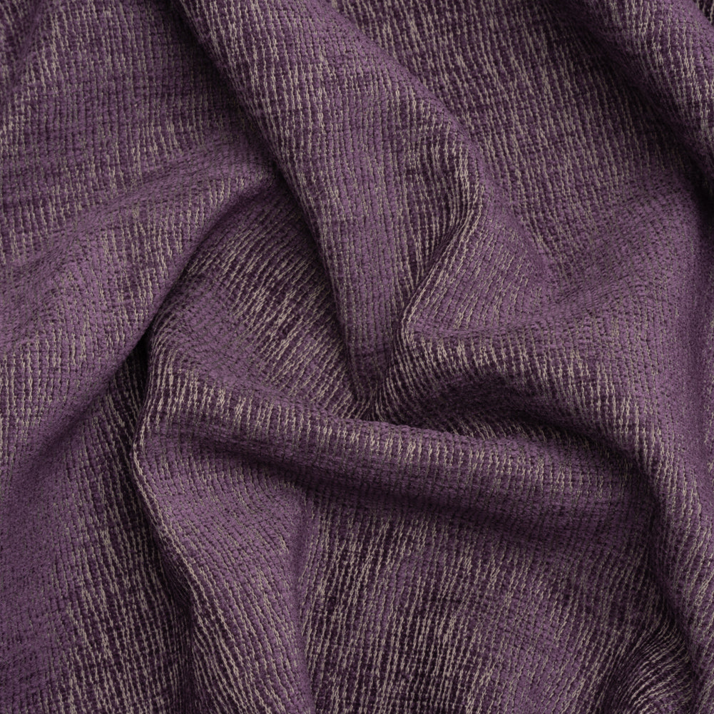 Chenille Upholstery Woven with Latex Backing - Violet - Lovell Collection - Joann Fabrics