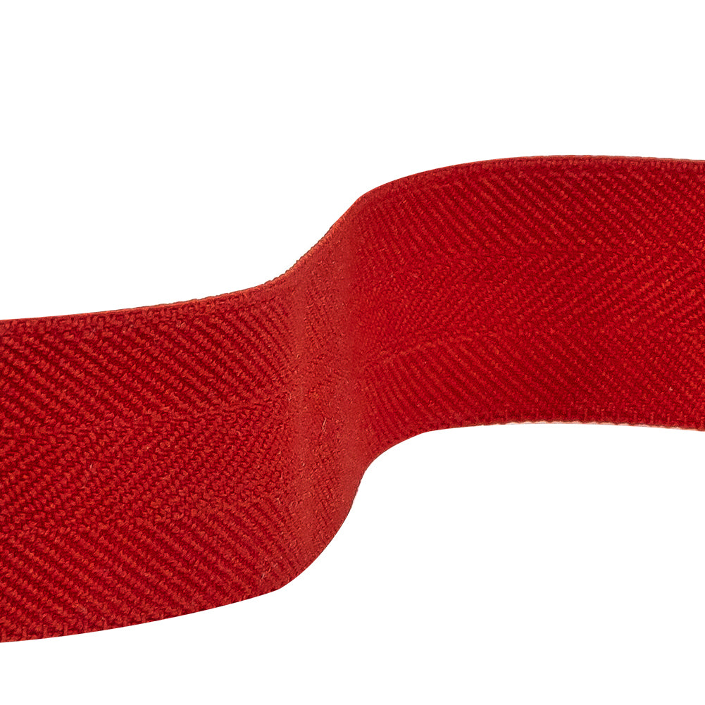 Italian Red Stretch Twill Tape - 1