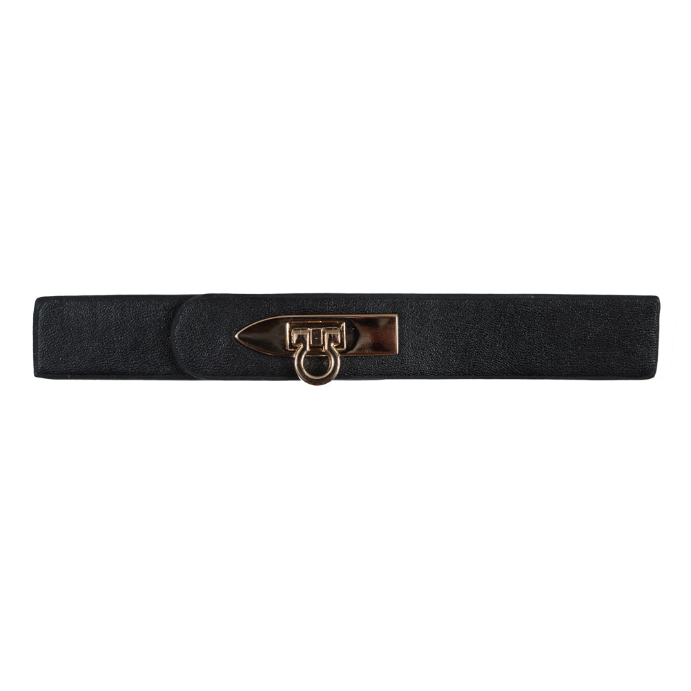Italian Black and Gold Snap Closure - 6