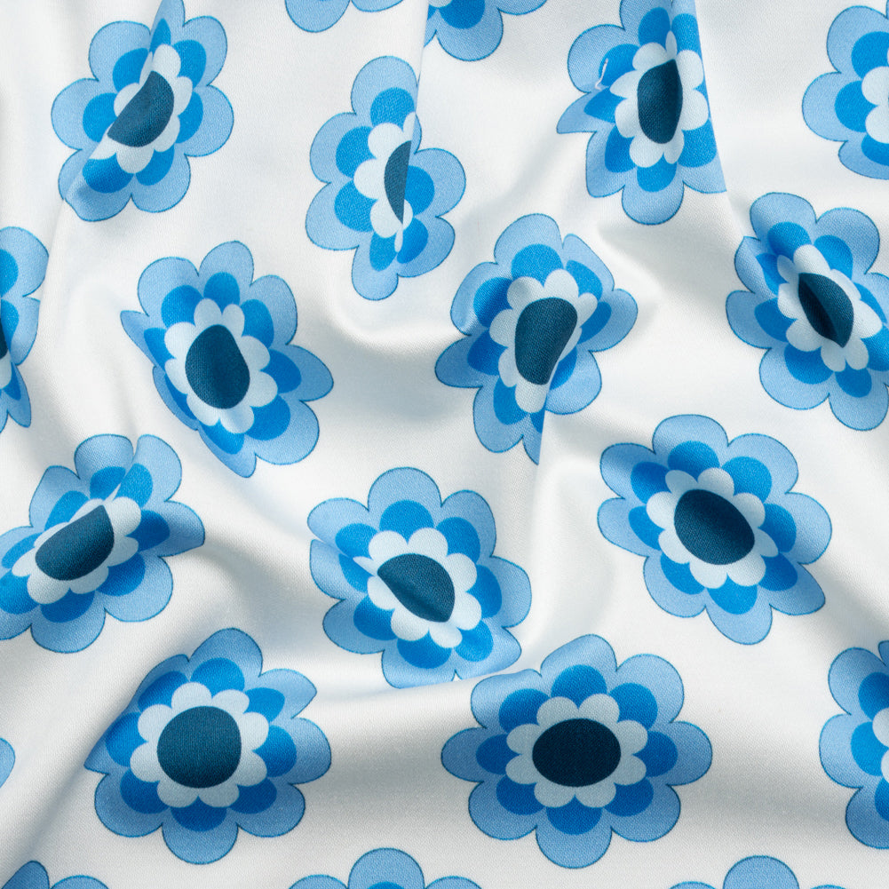 Mood Exclusive Fun with Flowers Stretch Cotton Sateen - Joann Fabrics