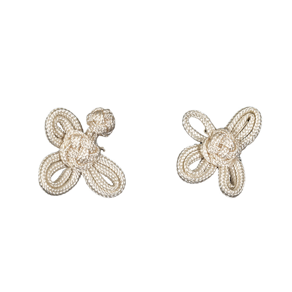 Vintage Ivory Double Looped Classic Frog Closure - 2.25