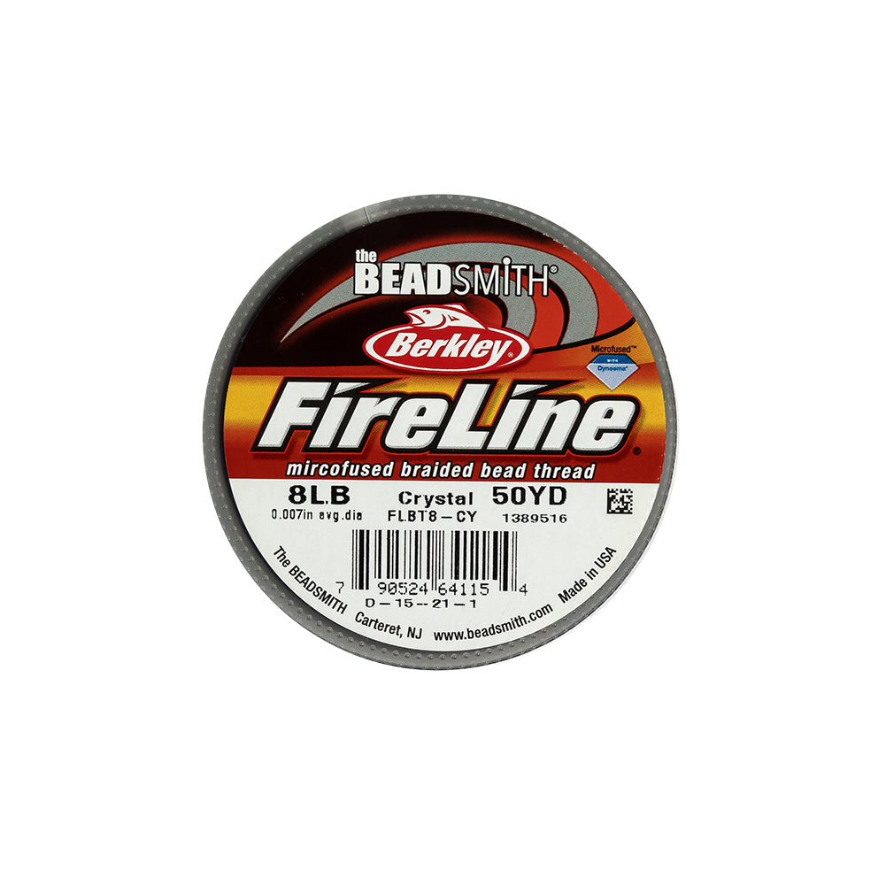Fireline 8lb Microfused Braided Bead Thread - 50yd Spool - Crystal - Joann Fabrics