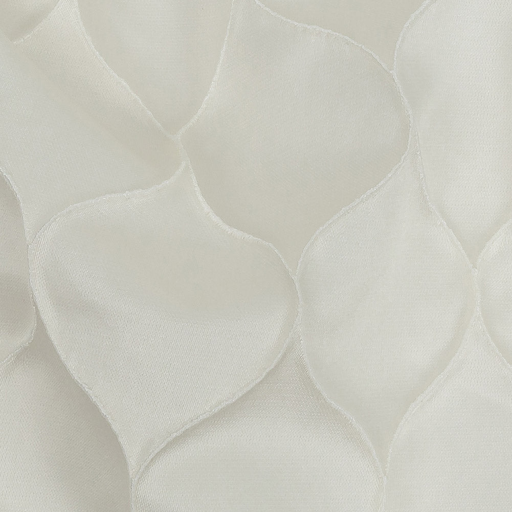 Satin-Faced Drapery Jacquard - Ivory Ogees - British Imported - Joann Fabrics