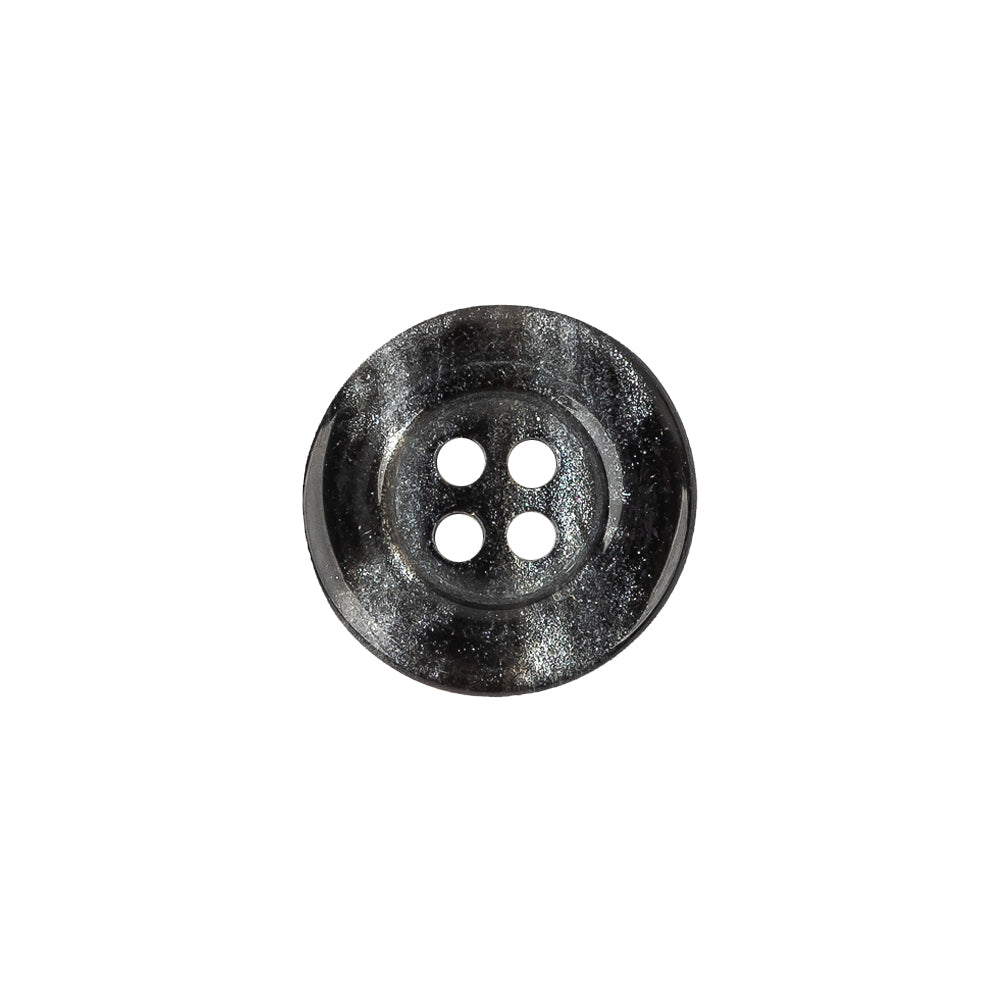 Black/Gray Plastic Plastic Button - 24L/15mm - Joann Fabrics