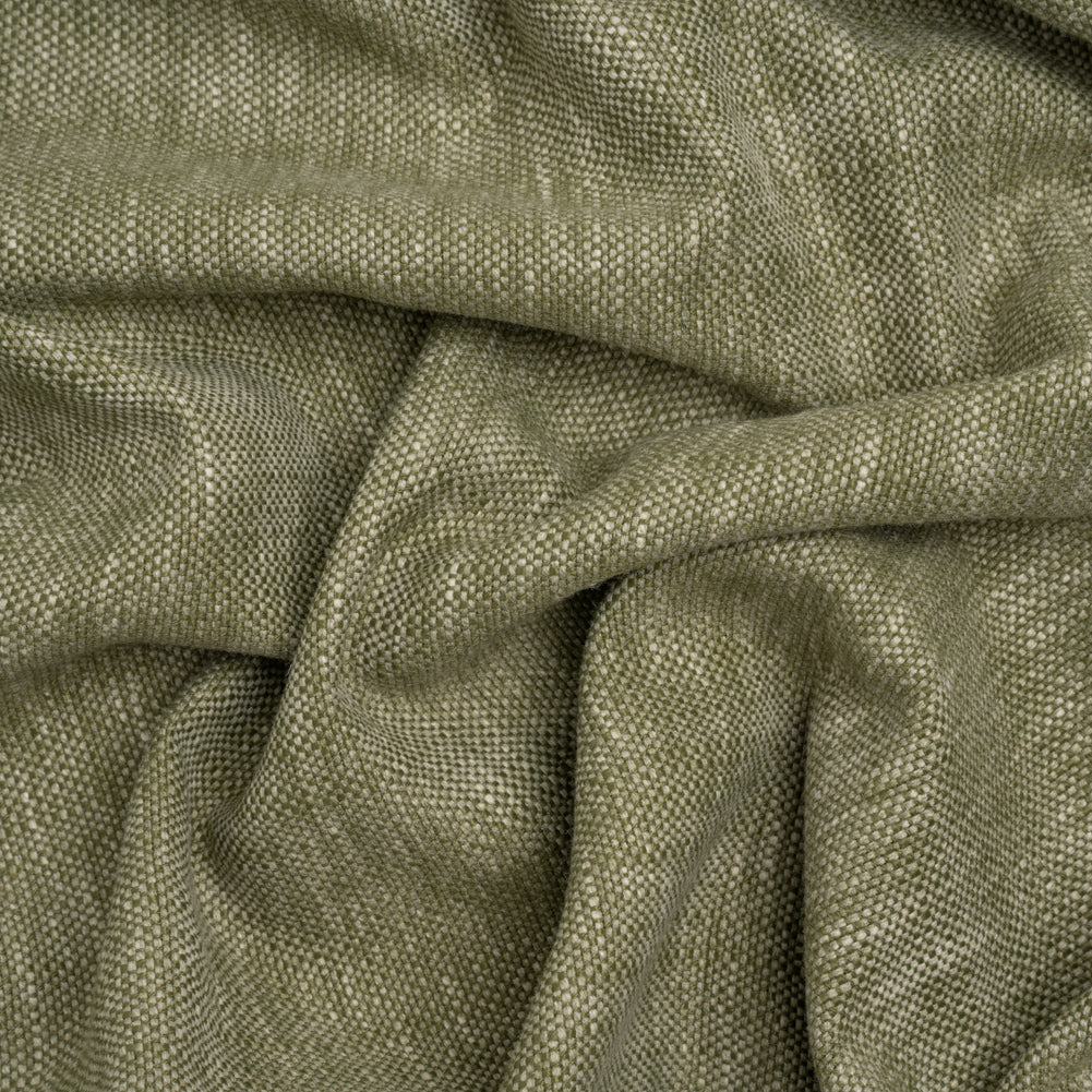 Linen Look Recycled Polyester and Cotton Woven - Moss - British Imported - Joann Fabrics
