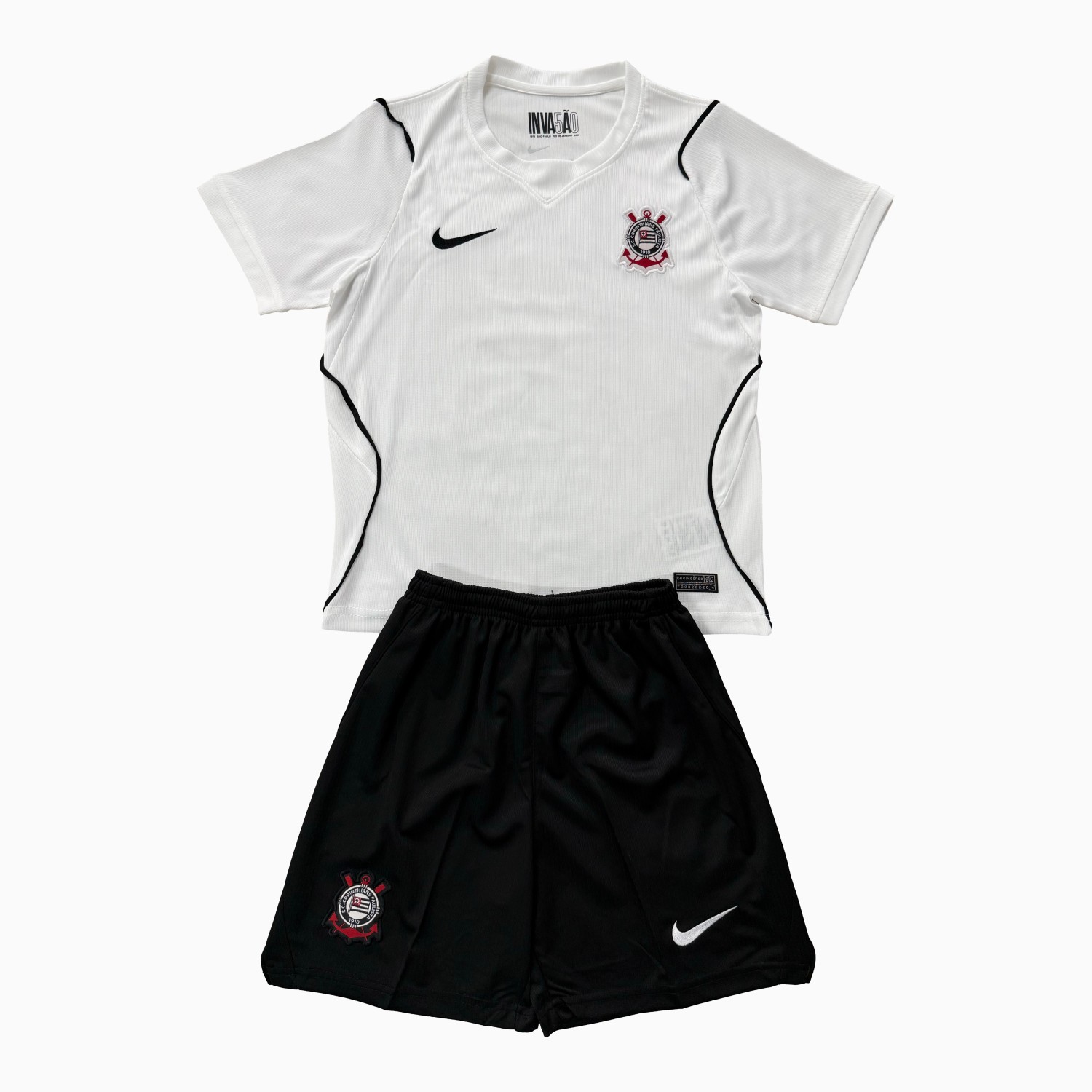 Corinthians 26-27 Home White Men's Adult Jersey Set - Fans Version - UnitedFutballJersey