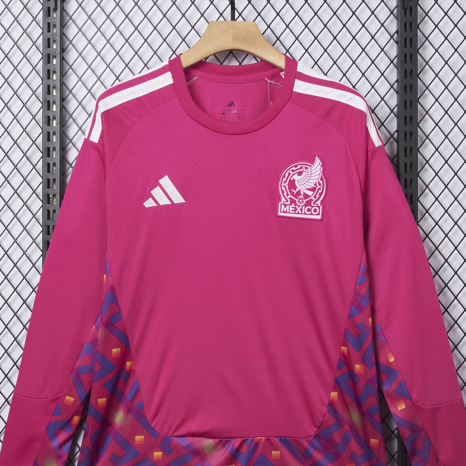 Mexico 2026 Pink Goalkeeper Long Sleeves Jersey - Fans Version - UnitedFutballJersey